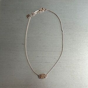 Rose Gold Kendra Scott Necklace